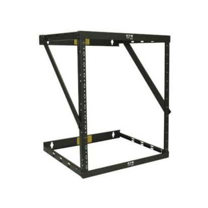 Tripp Lite SmartRack SRWO12UHD 12U 2-Post Heavy Duty Flat Pack Low Profile Switch Depth Wall Mount Open Frame Rack